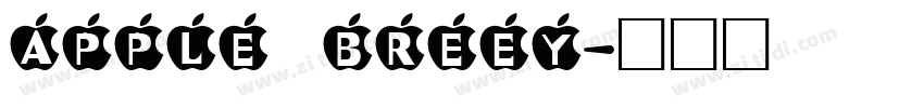 apple breey字体转换